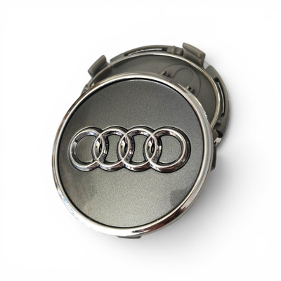 Ковпачки (заглушки) в диски Audi, сірі 61\56,5мм 4M0 601170 G64